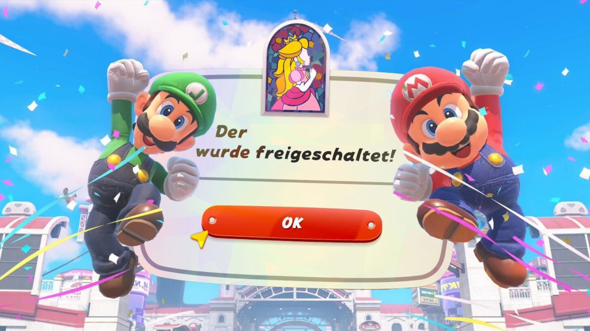 Eine Collage aus Mario Kart World.