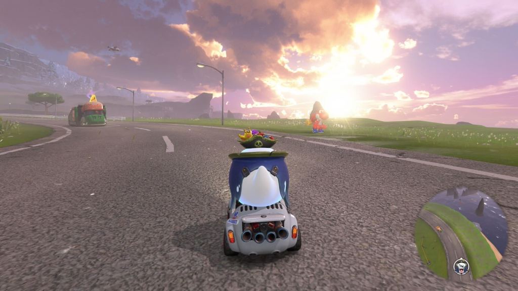 Ein Screenshot aus Mario Kart World.