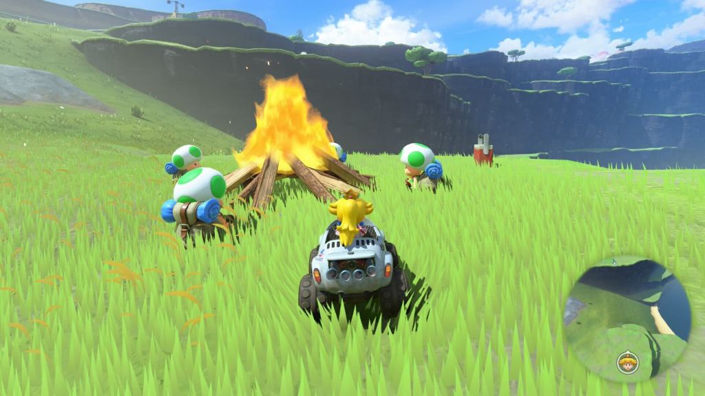 Ein Screenshot aus Mario Kart World.