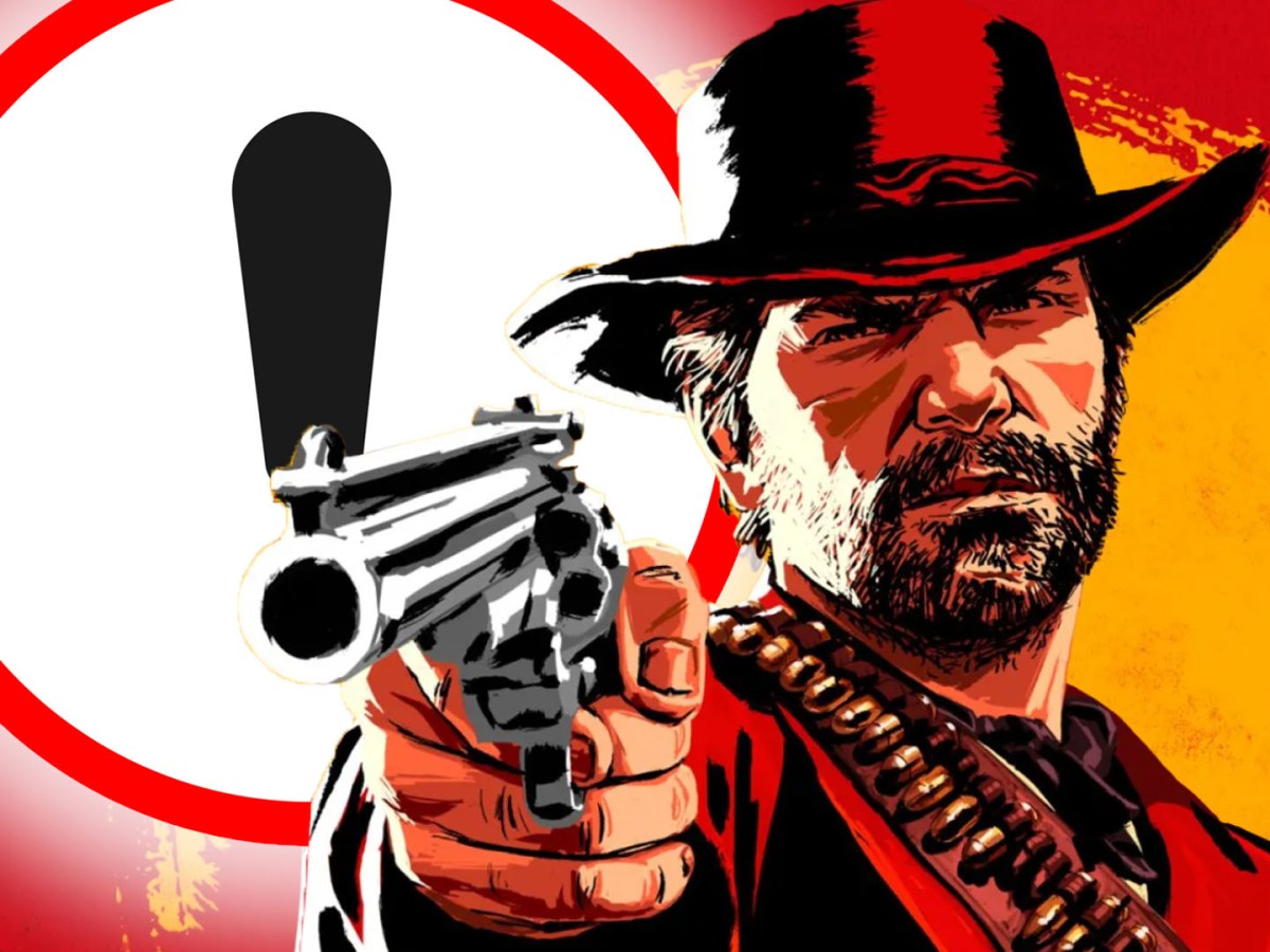 Eine Bildmontage zu Red Dead Redemption 2.