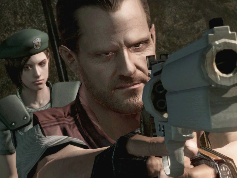 Ein Screenshot vom Resident Evil Remake.