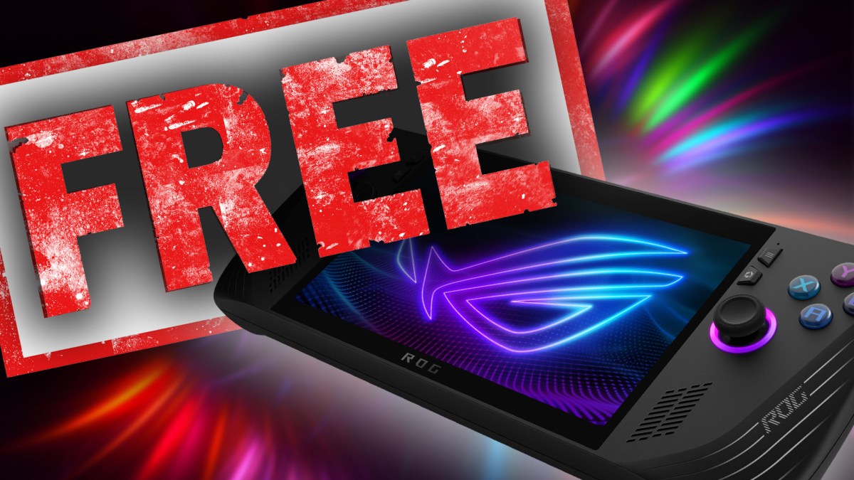 Eine Bildmontage zum Rog Ally X von Asus.