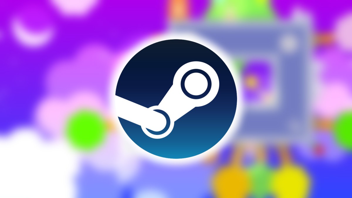 Screenshot aus ROTA: Bend Gravity. Davor das Steam-Logo.