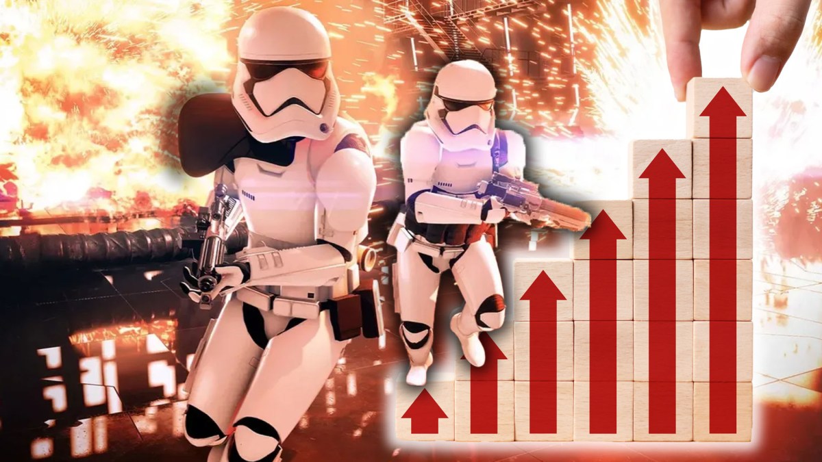 Eine Bildmontage zu Star Wars Battlefront 2.