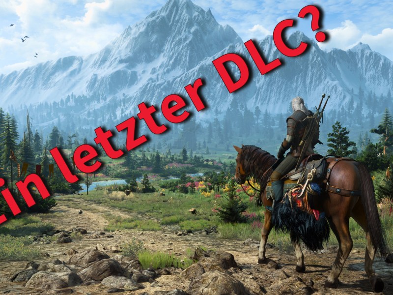 Screenshot aus The Witcher 3. Versehen mit dem Schriftzug 