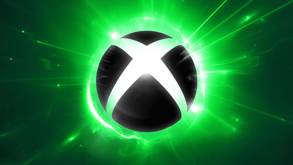 Ein dramatisch inszeniertes Xbox-Logo.