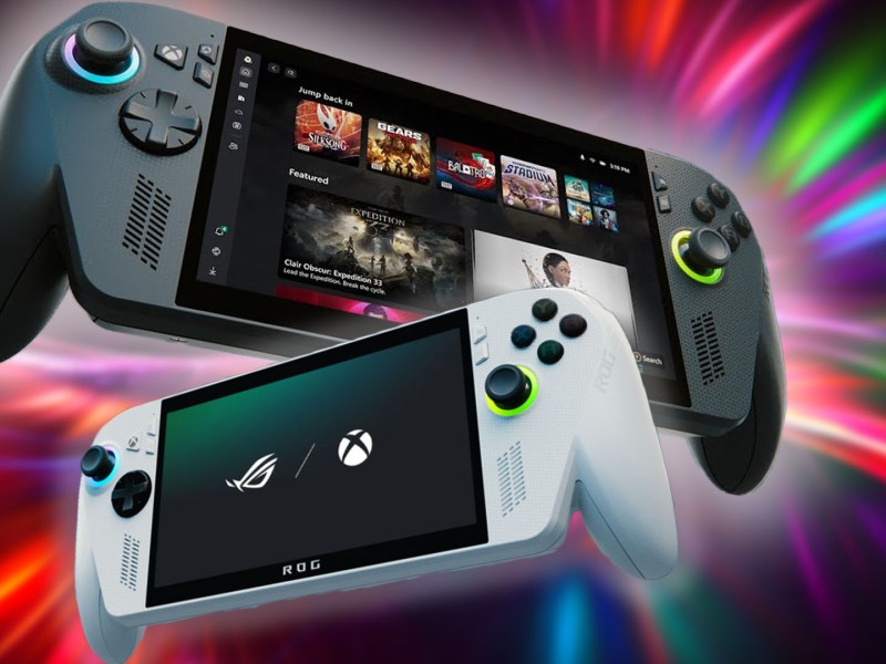 Eine Bildmontage zu den ROG Xbox Ally-Handhelds.