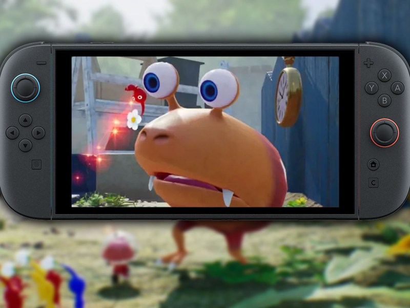 Screenshot aus Pikmin mit einer Nintendo Switch 2