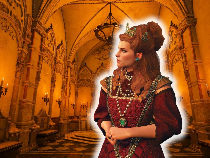 Anna Henrietta von Toussaint im Schloss von Beauclair, The Witcher 3: Wild Hunt