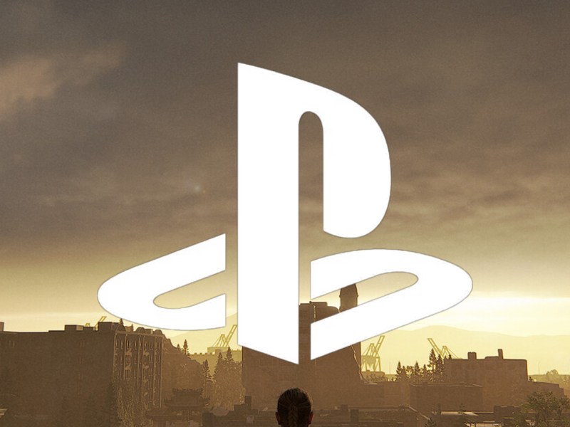 Screenshot aus The Last of Us Part 2 Remastered. Davor das Logo von PlayStation.