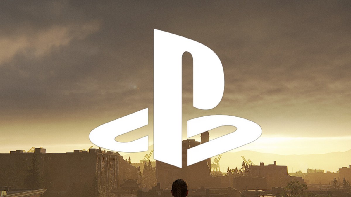 Screenshot aus The Last of Us Part 2 Remastered. Davor das Logo von PlayStation.